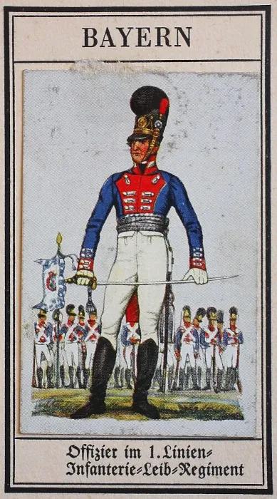 Framed Print : German Uniforms of the 19th century Framed Print : German Uniforms of the 19th century