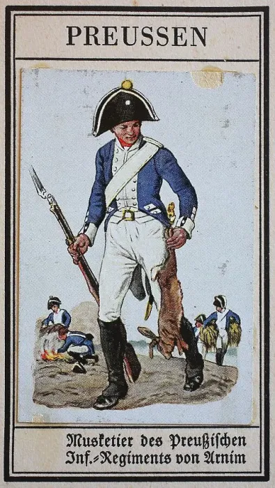 Framed Print : German Uniforms of the 19th century
