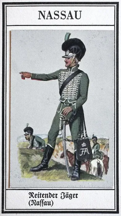 Framed Print : German uniforms of the 19th century Framed Print : German uniforms of the 19th century