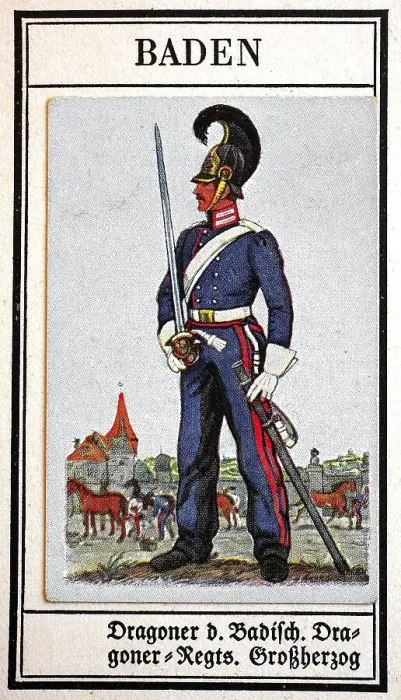 Framed Print : German uniforms of the 19th century Framed Print : German uniforms of the 19th century