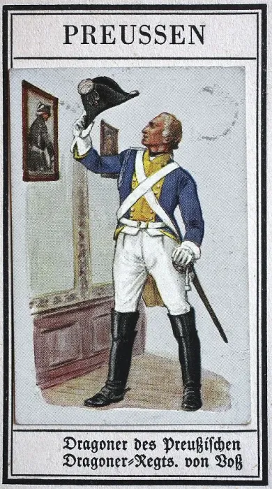 Framed Print : German Uniforms of the 19th century