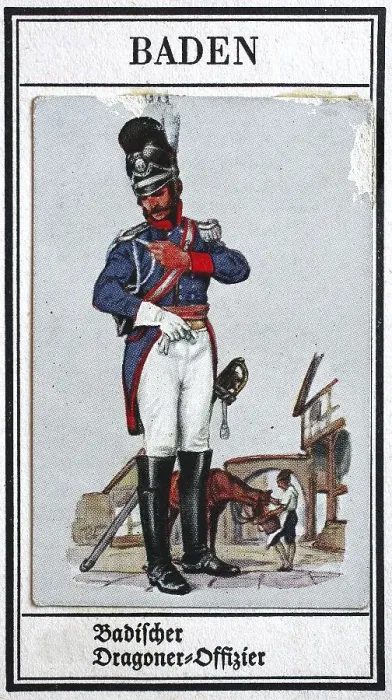 Framed Print : German Uniforms of the 19th century Framed Print : German Uniforms of the 19th century
