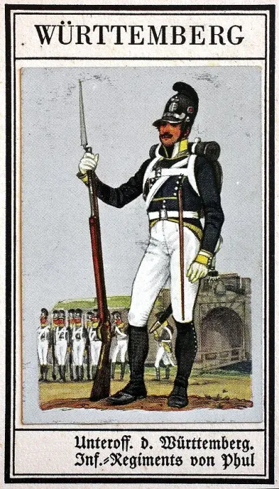 Framed Print : German Uniforms of the 19th century