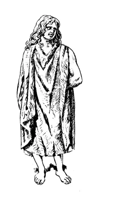 Framed Print : Germanic clothing in Roman times and even older times