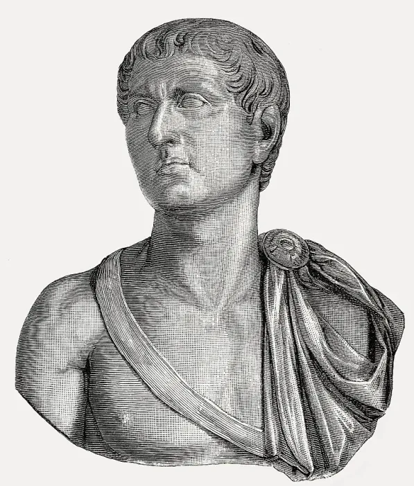 Framed Print : Germanicus Julius Caesar, 15 BC