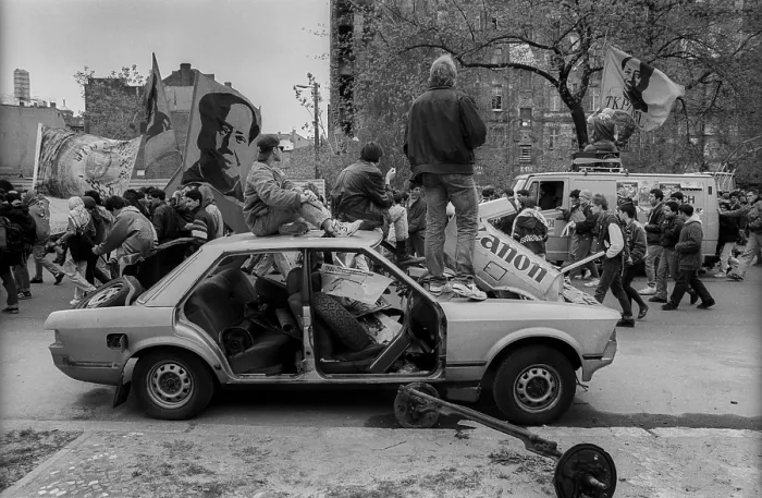 Framed Print : Germany, Berlin, 01.05.1992, 1st May 92