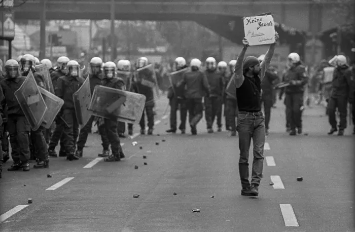 Framed Print : Germany, Berlin, 01.05.1992, 1st May 92