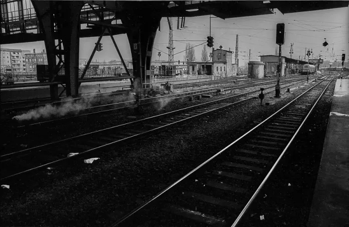 Framed Print : Germany, Berlin, 02 / 02 / 1992, Central Station (Ostbahnhof), Europe