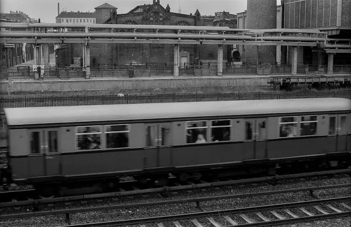 Framed Print : Germany, Berlin, 03.04.1992, former slaughterhouse on Landsberger Allee (formerly Leninallee)