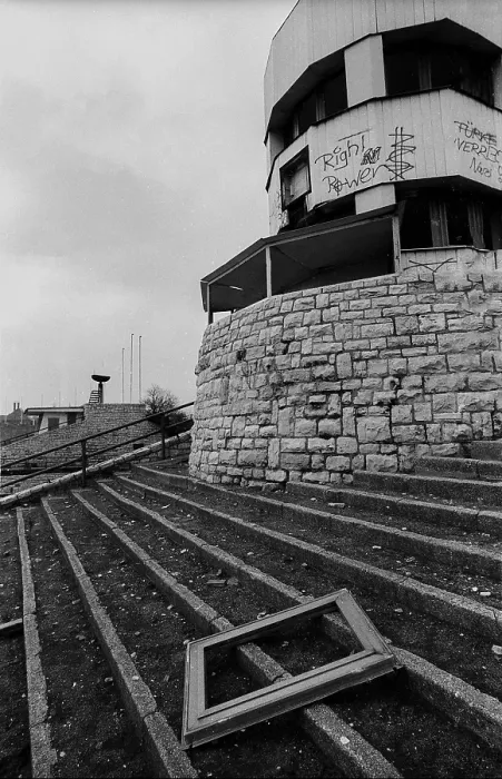 Framed Print : Germany, Berlin, 13.12.1991, Stadium of World Youth, in decay, Europe