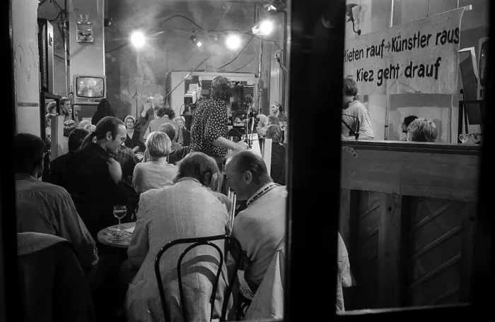 Framed Print : Germany, Berlin, 13.9.1992, at Cafe Zapata des Tacheles Framed Print : Germany, Berlin, 13.9.1992, at Cafe Zapata des Tacheles