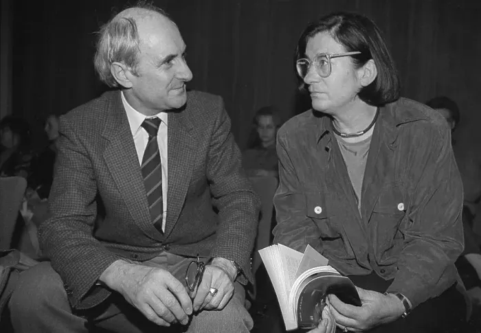 Framed Print : Germany, Berlin, 14 March 1991 (from left to right) Heinrich Fink