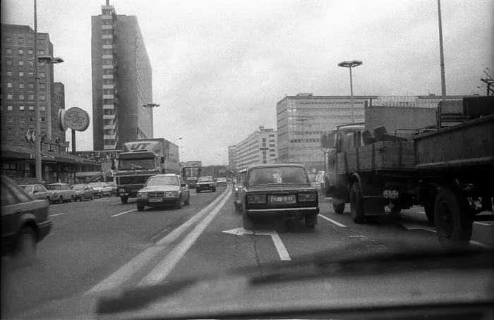 Framed Print : Germany, Berlin, 15.12.1990, Karl-Liebknecht-Strasse Framed Print : Germany, Berlin, 15.12.1990, Karl-Liebknecht-Strasse