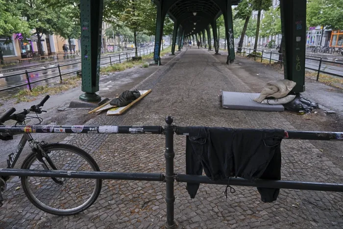 Framed Print : Germany, Berlin, 17.07.2025, rainy day in Prenzlauer Berg