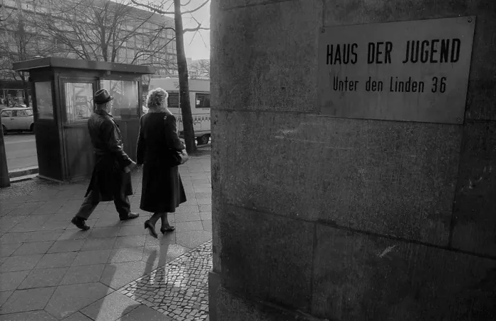 Framed Print : Germany, Berlin, 19 February 1992, House of Youth, Unter den Linden, Europe