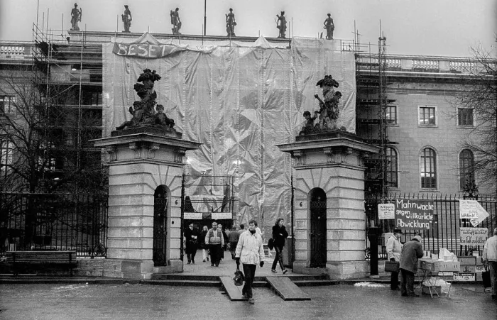 Framed Print : Germany, Berlin, 21 December 1990