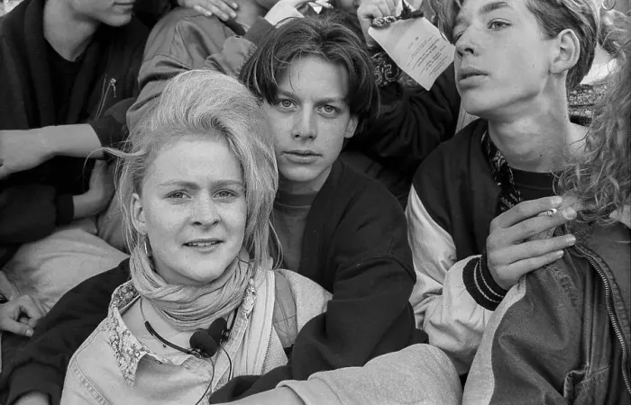 Framed Print : Germany, Berlin, 22 May 1991, Young people Framed Print : Germany, Berlin, 22 May 1991, Young people