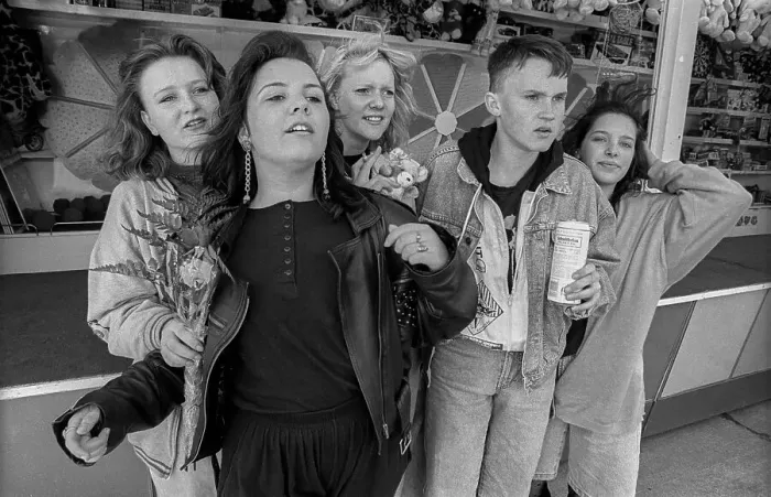 Framed Print : Germany, Berlin, 22 May 1991, Young people Framed Print : Germany, Berlin, 22 May 1991, Young people