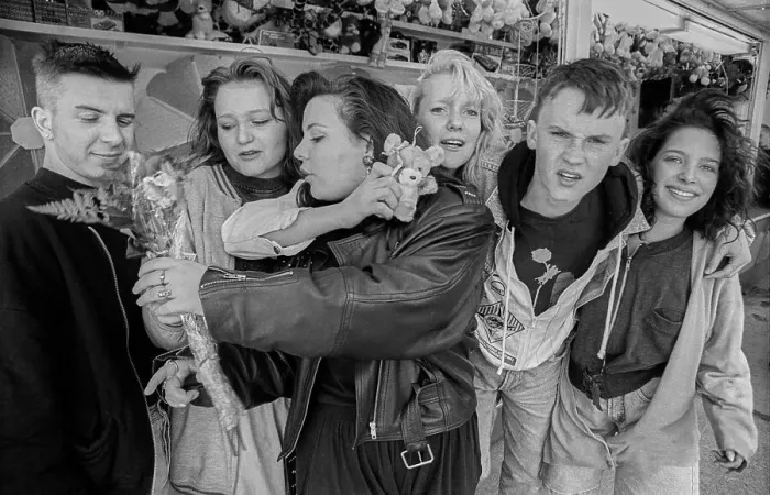 Framed Print : Germany, Berlin, 22 May 1991, Young people Framed Print : Germany, Berlin, 22 May 1991, Young people