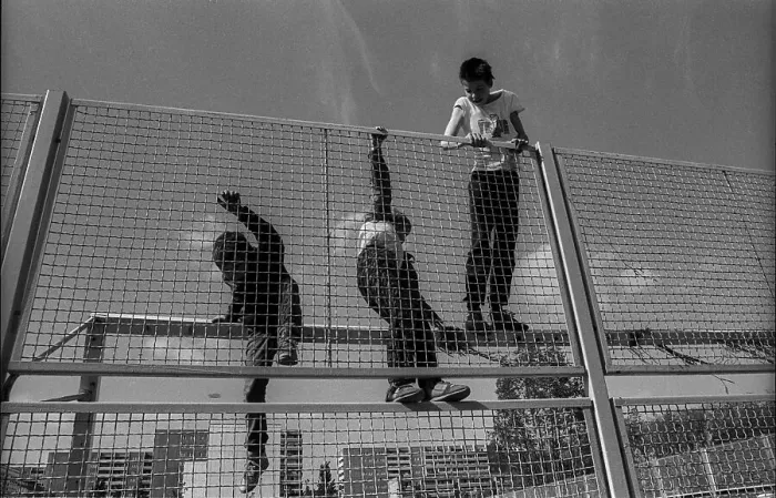 Framed Print : Germany, Berlin, 22 May 1991, young people in Marzahn