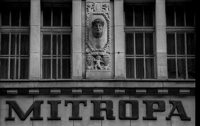 Framed Print : Germany, Berlin, 23 December 1991, Mitropa building in Geschwister-Scholl-Strasse, Europe Framed Print : Germany, Berlin, 23 December 1991, Mitropa building in Geschwister-Scholl-Strasse, Europe