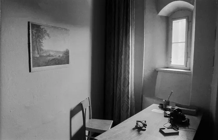 Framed Print : Germany, Berlin, 23 June 1991, Lichtenberg District Court (right next to the Stasi headquarters in Normannenstrasse)