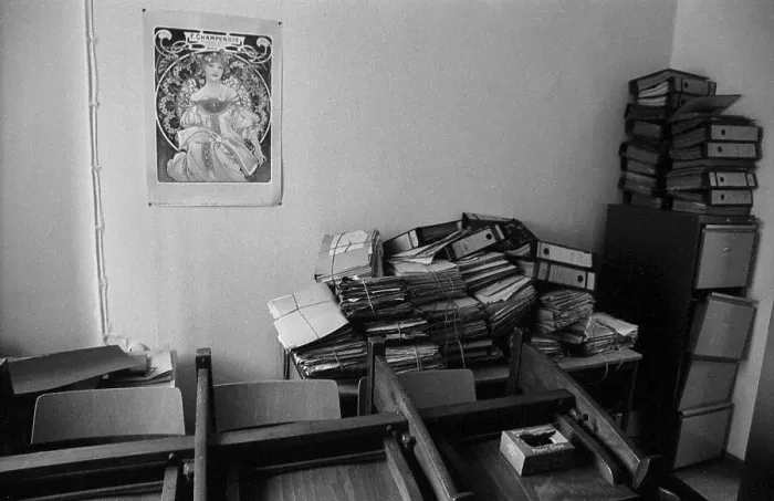 Framed Print : Germany, Berlin, 23 June 1991, Lichtenberg District Court (right next to the Normannenstrasse Stasi headquarters)