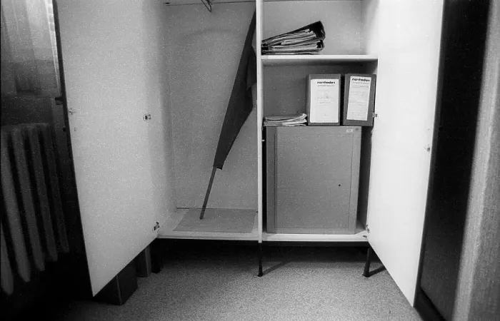 Framed Print : Germany, Berlin, 23 June 1991, Lichtenberg District Court (right next to the Normannenstrasse Stasi headquarters)