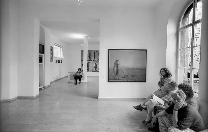 Framed Print : Germany, Berlin, 24 July 1993, exhibition rooms Framed Print : Germany, Berlin, 24 July 1993, exhibition rooms