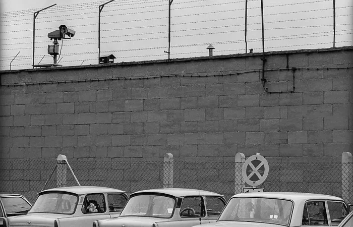 Framed Print : Germany, Berlin, 25.09.1991, former Stasi building in Hohenschoenhausen