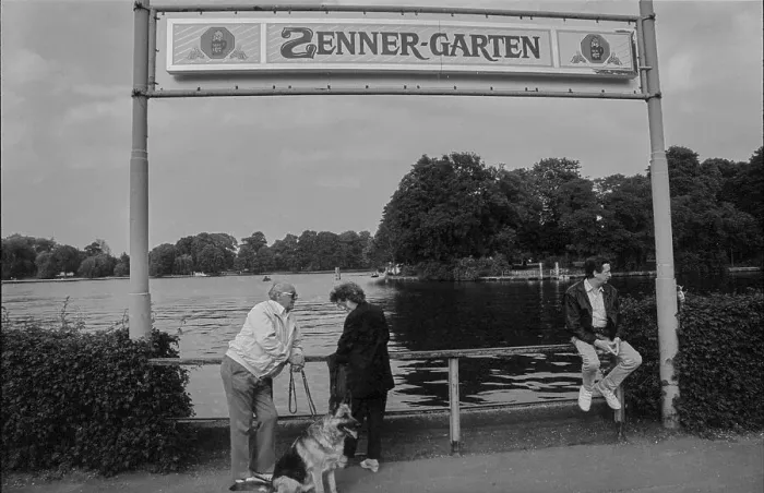 Framed Print : Germany, Berlin, 27 June 1991, landing stage