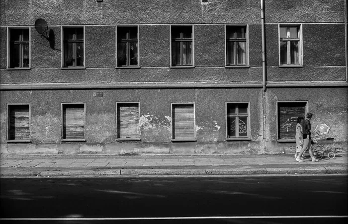 Framed Print : Germany, Berlin, 27.07.1991, Stargarder Strasse