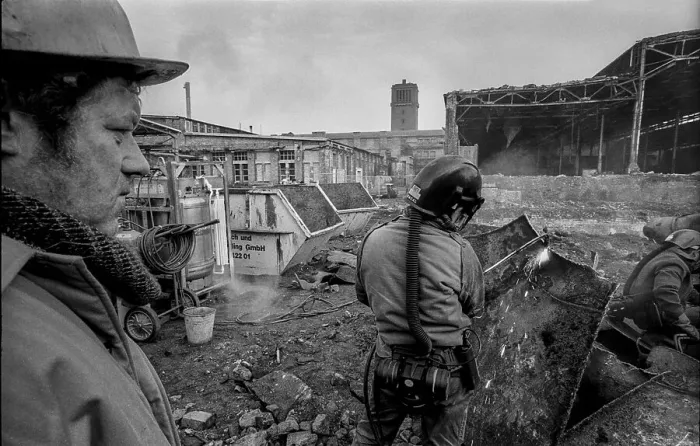 Framed Print : Germany, Bitterfeld, 31 March 1992