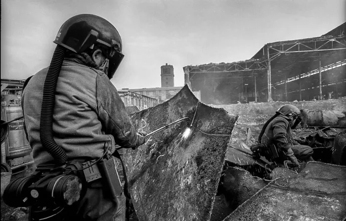 Framed Print : Germany, Bitterfeld, 31 March 1992