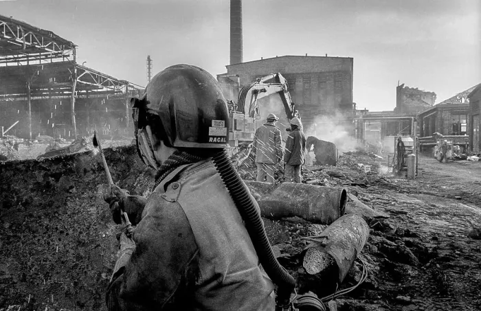 Framed Print : Germany, Bitterfeld, 31 March 1992