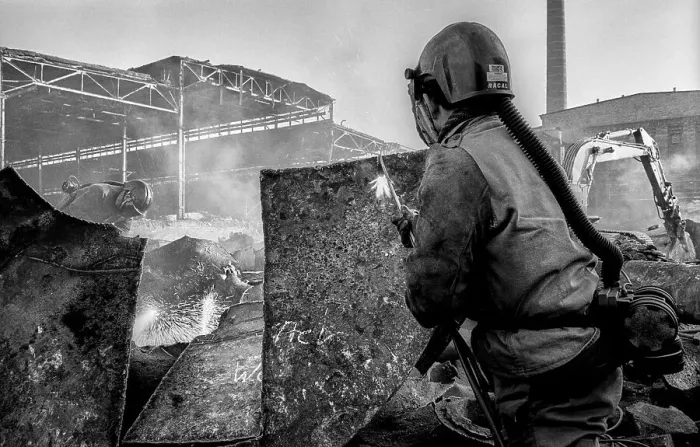 Framed Print : Germany, Bitterfeld, 31 March 1992