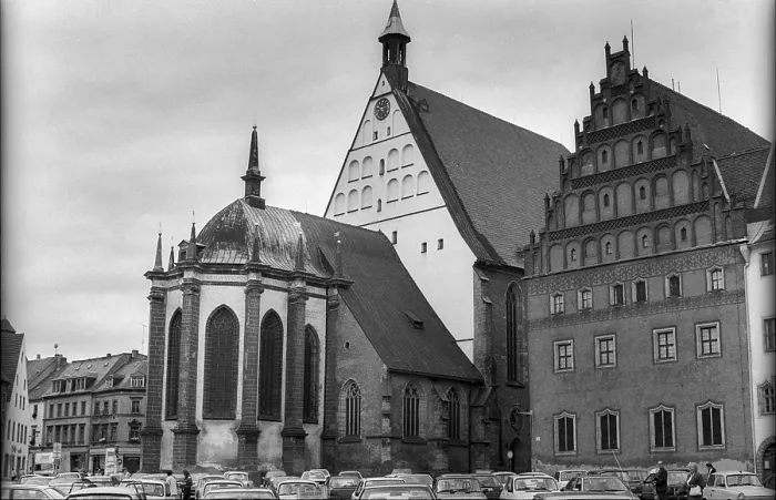 Framed Print : Germany, Freiberg, 12.8.1992, St. Marien Cathedral Framed Print : Germany, Freiberg, 12.8.1992, St. Marien Cathedral