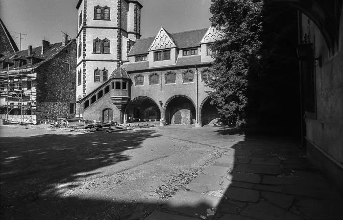 Framed Print : Germany, Halle, 5.8.1992, Burg Giebichenstein / Academy of Arts