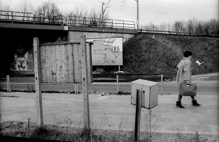 Framed Print : Germany, Muehlenbeck, 14.03.1992, S-Bahn bridge in Muehlenbeck, advertising boards, Europe Framed Print : Germany, Muehlenbeck, 14.03.1992, S-Bahn bridge in Muehlenbeck, advertising boards, Europe