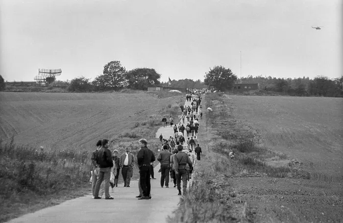 Framed Print : Germany, Osterne, 12.11.1991, Open day in a former missile site of the NVA