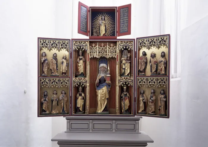 Framed Print : Gertrude Altar, St. Saint, Saint