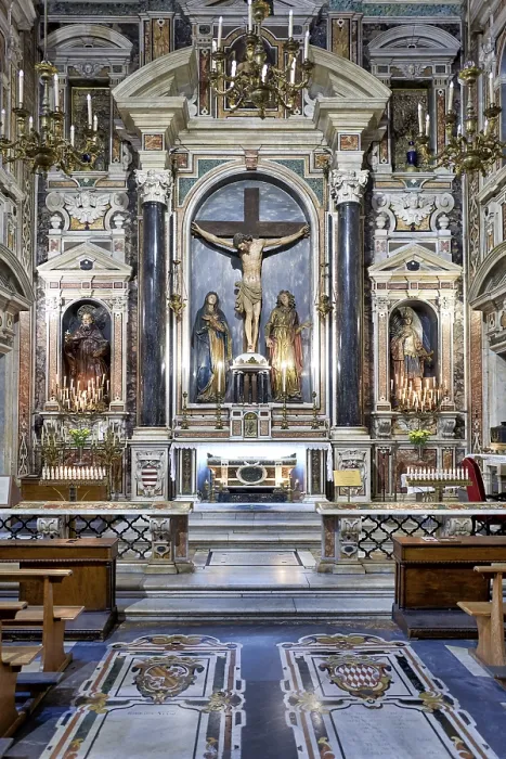 Framed Print : Gesu Nuovo (New Jesus) is the name of a baroque church in Naples