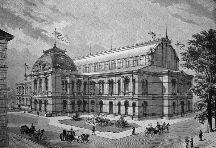 Framed Print : Gewerbehalle building in Stuttgart Framed Print : Gewerbehalle building in Stuttgart
