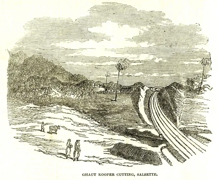 Framed Print : Ghaut Kooper cutting, Salsette now New Mumbai, 4th June 1853, Maharashtra, India, Asia Framed Print : Ghaut Kooper cutting, Salsette now New Mumbai, 4th June 1853, Maharashtra, India, Asia