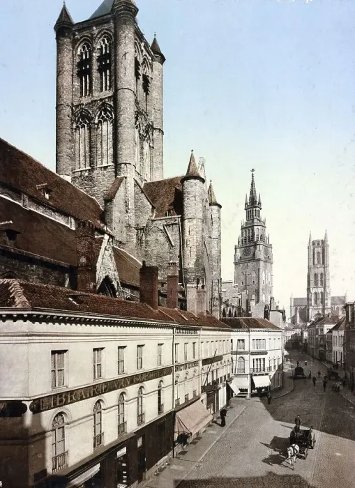 Framed Print : Ghent. The Belfry. The church of St Nicholas and Bavo Framed Print : Ghent. The Belfry. The church of St Nicholas and Bavo