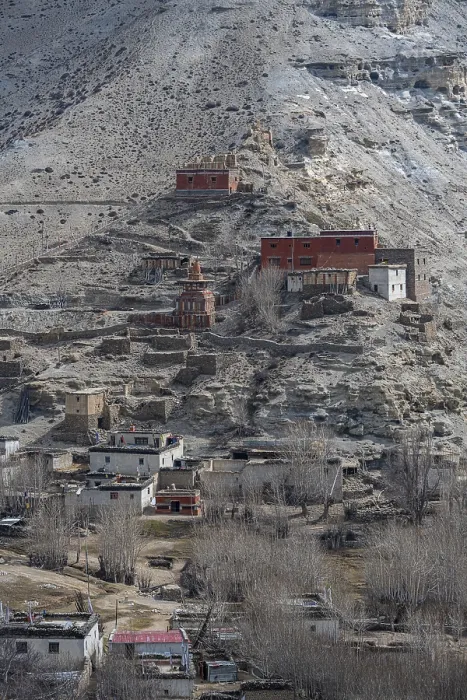 Framed Print : Ghiling Gompa, Kingdom of Mustang, Nepal, Asia