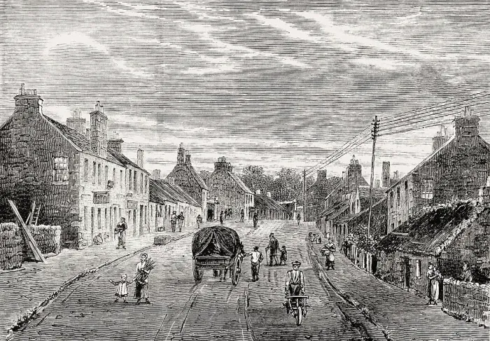 Framed Print : Gilmerton, a suburb of Edinburgh