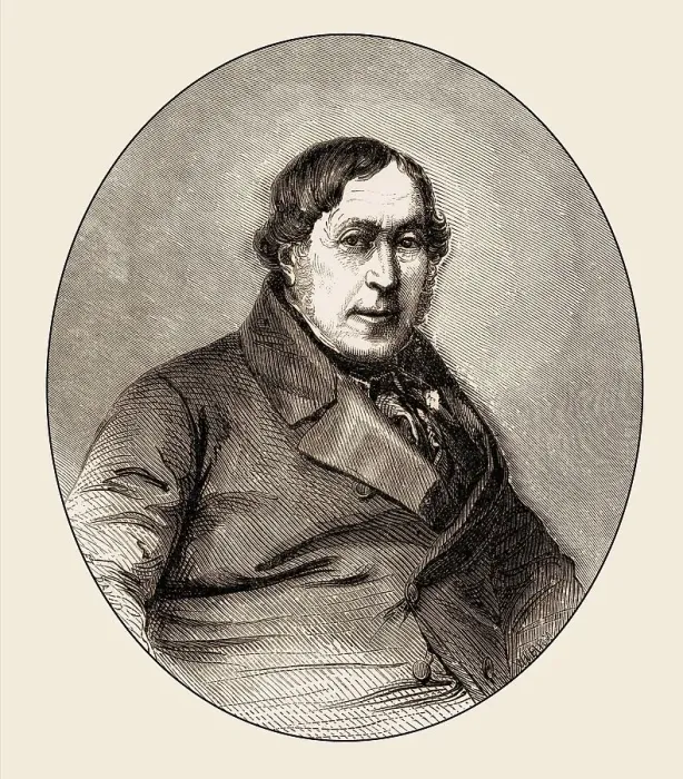 Framed Print : Gioachino Antonio Rossini, 1792-1868