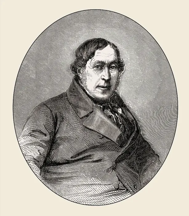 Framed Print : Gioachino Antonio Rossini, 1792-1868