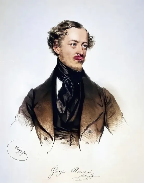 Framed Print : Giorgio Ronconi (born 6 August 1810 in Milan)
